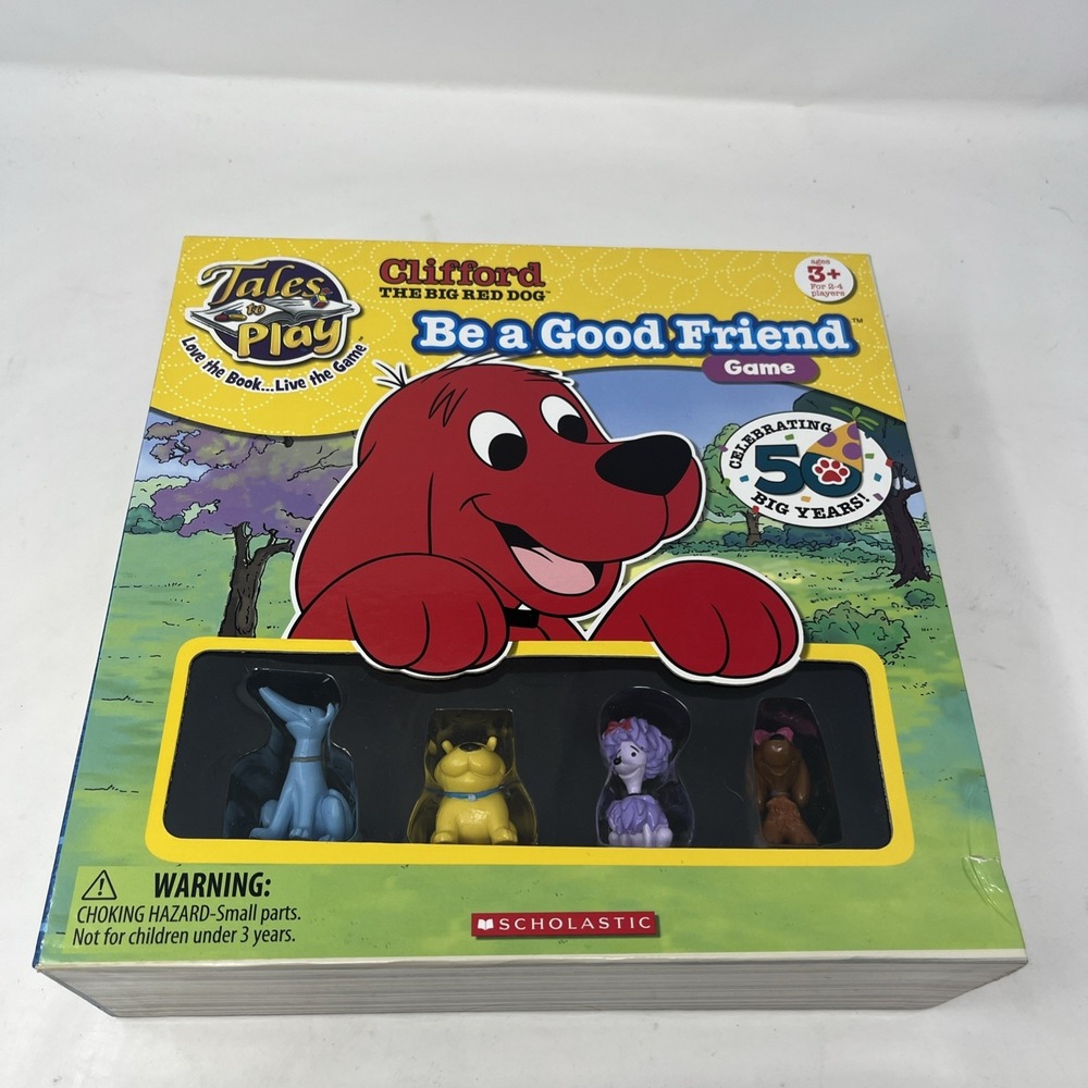 Clifford The Big Red Dog Be A Good Friend Board Game Scholastic New